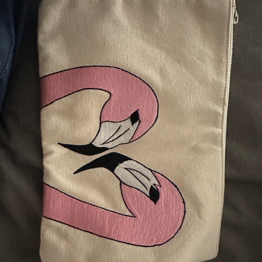 Edie Parker Flamingo Pouch